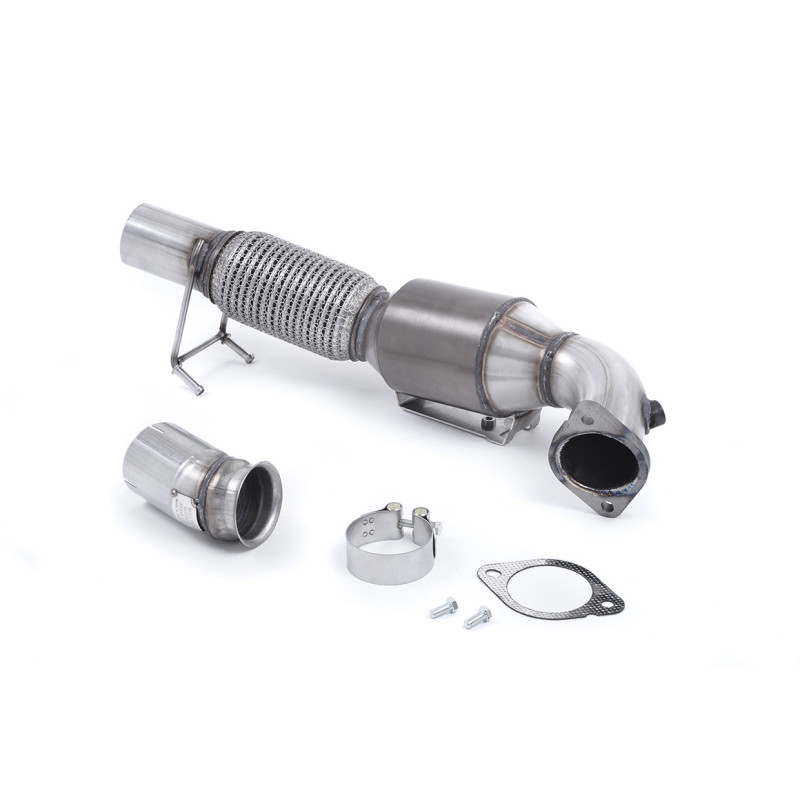 Milltek Sport Large Bore Downpipe and Hi-Flow Sports Cat Ford Focus Mk3 RS 2.3-litre EcoBoost 4wd 5-Door Hatchback...