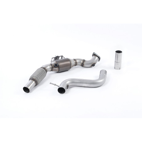 Milltek Sport Large Bore Downpipe and Hi-Flow Sports Cat Ford Mustang 2.3 EcoBoost (S550 Fastback) (2015-2018)