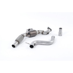 Milltek Sport Large Bore Downpipe and Hi-Flow Sports Cat Ford Mustang 2.3 EcoBoost (S550 Fastback) (2015-2018)