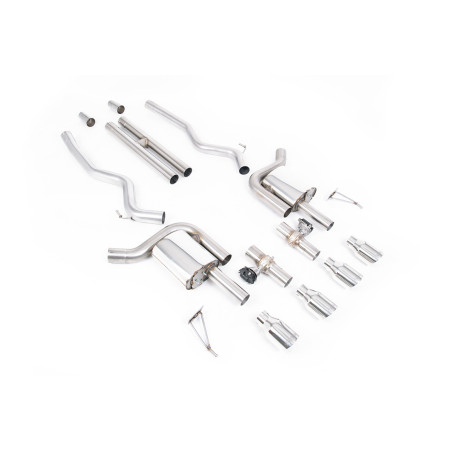 Milltek Sport Cat-back Ford Mustang 5.0 V8 GT (S650 Fastback) (2024-2027)