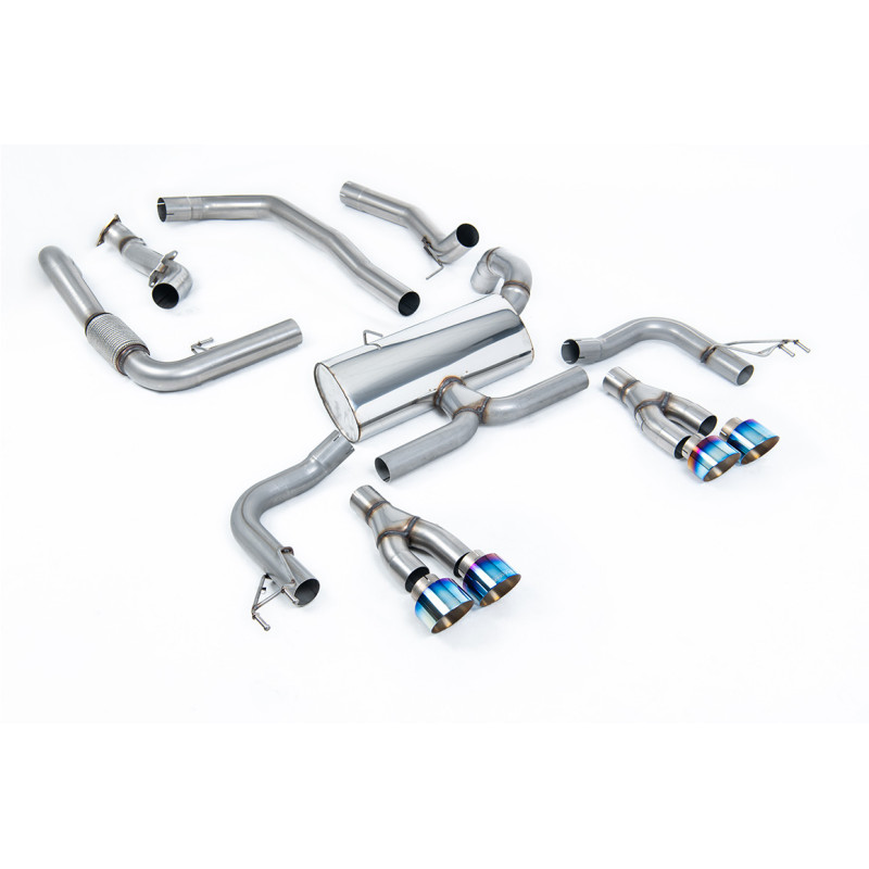Milltek Sport Cat-back Honda Acura Civic Type R FK2 Turbocharged 2.0 litre i-VTEC (LHD models only) (2015-2017)