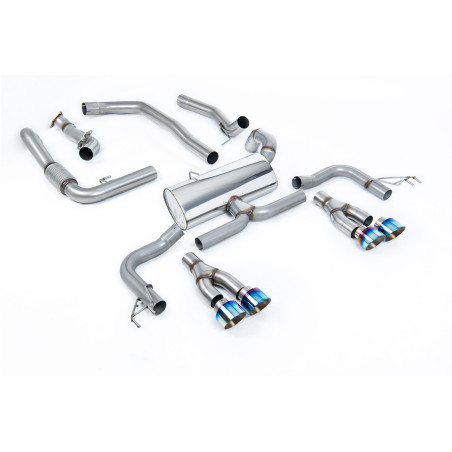 Milltek Sport Cat-back Honda Acura Civic Type R FK2 Turbocharged 2.0 litre i-VTEC (LHD models only) (2015-2017)