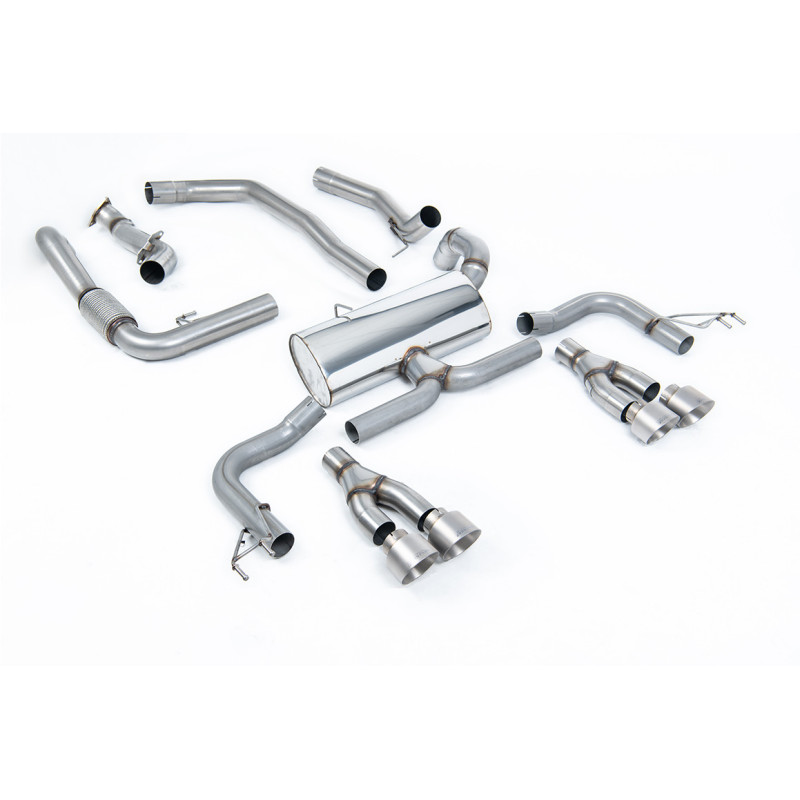 Milltek Sport Cat-back Honda Acura Civic Type R FK2 Turbocharged 2.0 litre i-VTEC (LHD models only) (2015-2017)