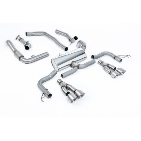 Milltek Sport Cat-back Honda Acura Civic Type R FK2 Turbocharged 2.0 litre i-VTEC (LHD models only) (2015-2017)