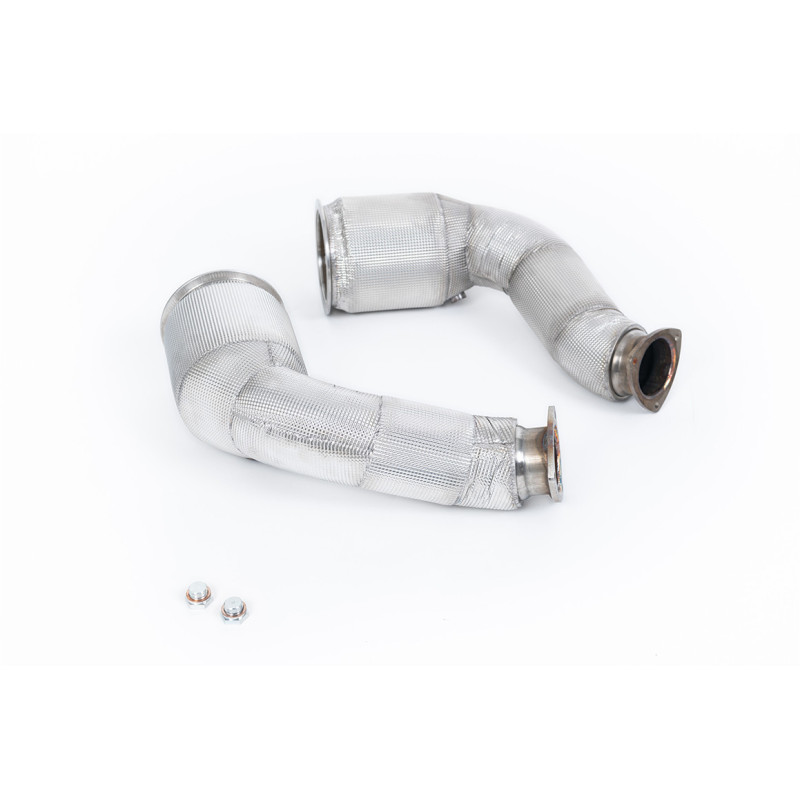 Milltek Sport Large Bore Downpipes and Hi-Flow Sports Cats Lamborghini Urus 4.0 Twin Turbo V8 650PS (2018-2027)