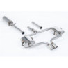 Milltek Sport Cat-back New Mini Mk1 (R52) Cooper S Convertible (2004-2008)