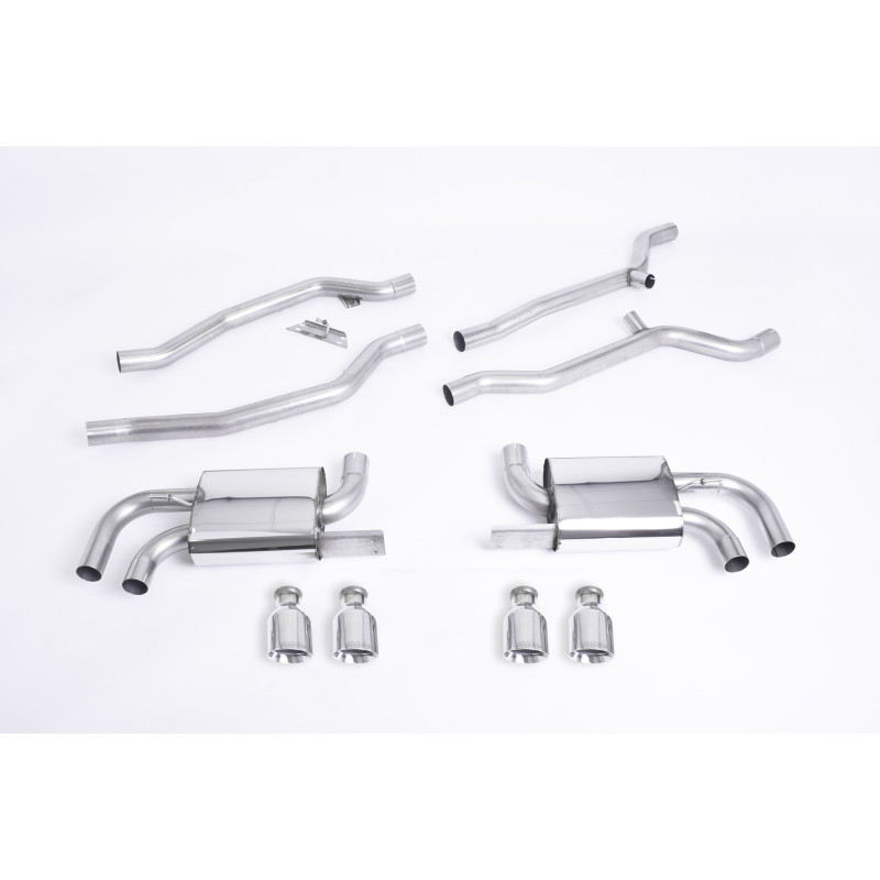 Milltek Sport Cat-back Porsche Cayenne 958 Turbo 4.8 V8 (Pre-Facelift) (2010-2014)