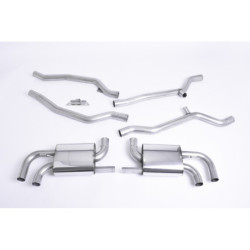 Milltek Sport Cat-back Porsche Cayenne 958 Turbo 4.8 V8 (Pre-Facelift) (2010-2014)