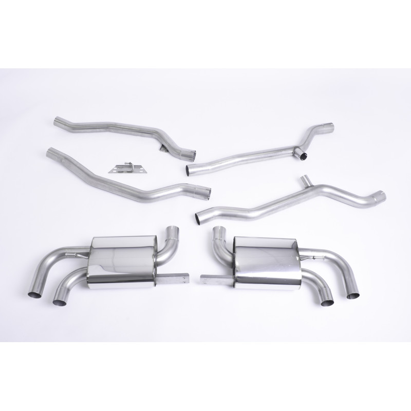 Milltek Sport Cat-back Porsche Cayenne 958 Turbo 4.8 V8 (Pre-Facelift) (2010-2014)