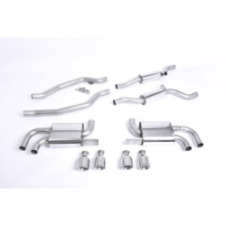 Milltek Sport Cat-back Porsche Cayenne 958 Turbo 4.8 V8 (Pre-Facelift) (2010-2014)