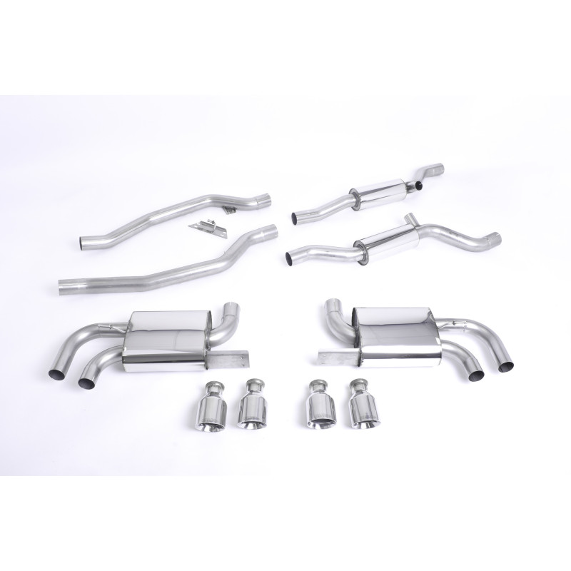 Milltek Sport Cat-back Porsche Cayenne 958 Turbo 4.8 V8 (Pre-Facelift) (2010-2014)