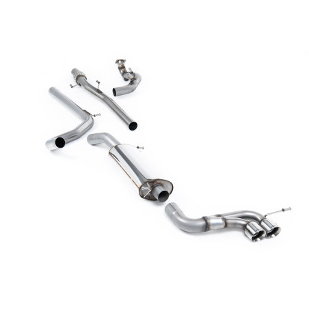 Milltek Sport Turbo-back excluding Hi-Flow Sports Cat Seat Ibiza Cupra Bocanegra 1.4 TSI 180PS (2009-2015)