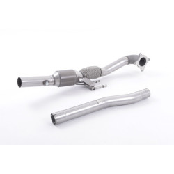 Milltek Sport Cast Downpipe with HJS High Flow Sports Cat Seat Leon FR 2.0 T FSI 200-211PS (2006-2013)