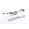 Milltek Sport Cast Downpipe with HJS High Flow Sports Cat Seat Leon FR 2.0 T FSI 200-211PS (2006-2013)