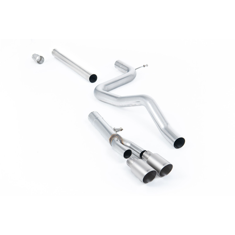 Milltek Sport Cat-back Seat Leon FR 2.0 TDI 150 SC and 5-door (manual and DSG-auto) (2013-2020)