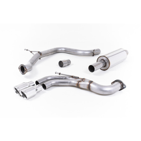 Milltek Sport Cat-back Seat Leon FR 2.0 TDI 184PS SC and 5-door (manual and DSG-auto) (2013-2020)