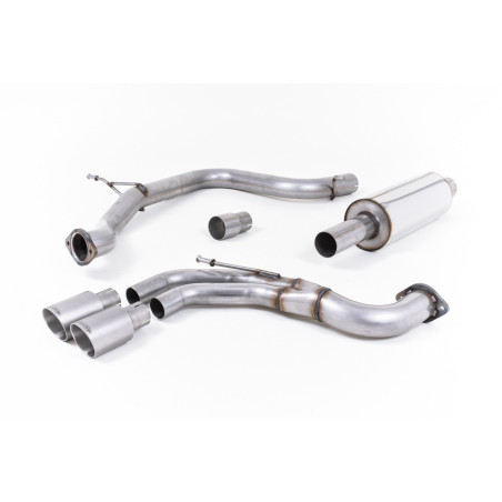 Milltek Sport Cat-back Seat Leon FR 2.0 TDI 184PS SC and 5-door (manual and DSG-auto) (2013-2020)