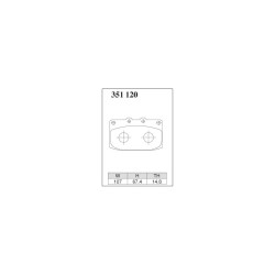 Plaquettes avant mazda RX7 DIxcel FD3S  type ES   0-600°c
