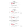 plaquettes arrieres Focus RS 2.3 mk3 et autres DB1763RP