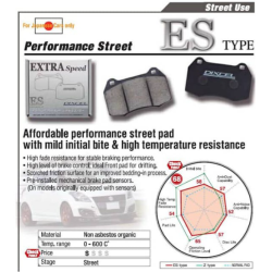 Plaquettes de frein RX8 arrière Dixcel ES Type Extra Speed ES-355257