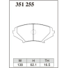 Plaquettes de frein RX8 avant Dixcel ES Type Extra Speed ES-351255