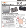 Plaquettes de frein RX8 avant Dixcel ES Type Extra Speed ES-351255