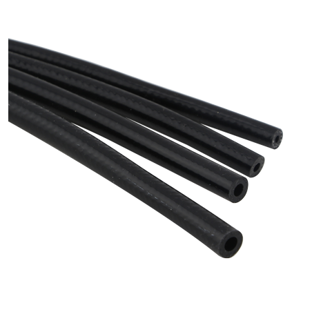 3m Pack - 6mm Reinforced Vac Hose - Black