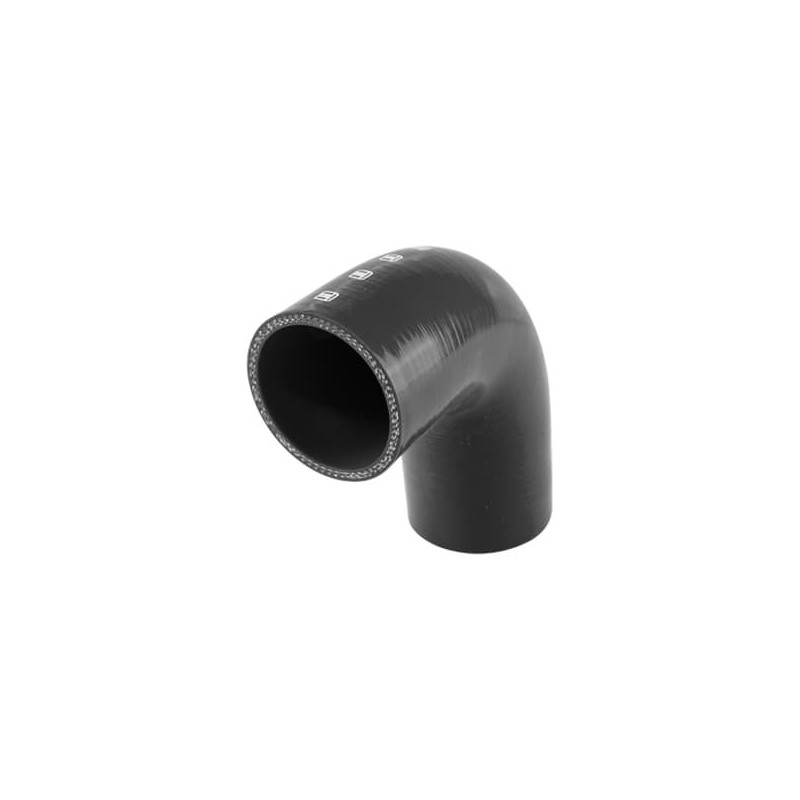 90 Reducer Elbow 2.50"-2.75" Black