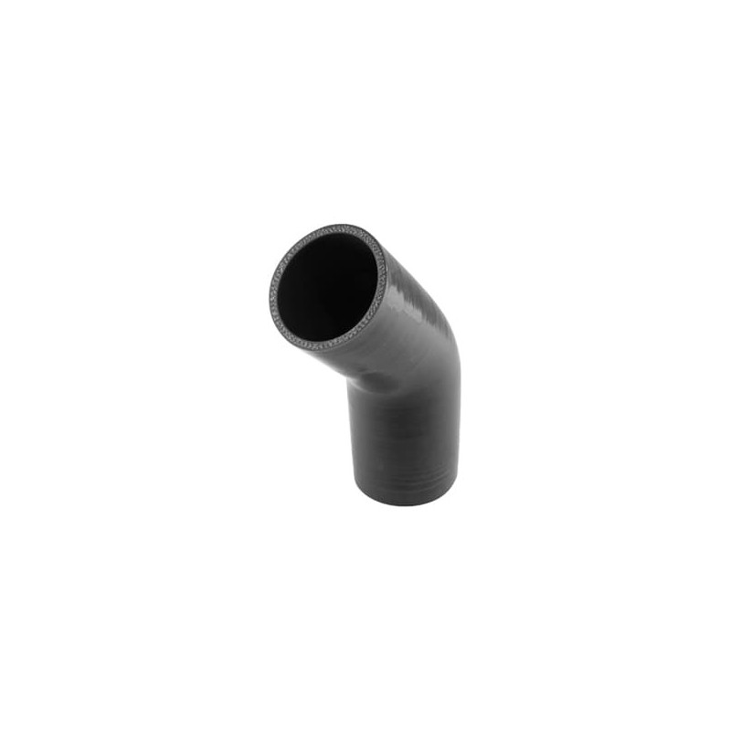 45 Reducer Elbow 2.50"-2.75" Black