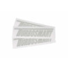 TS Car Decal - White 600mm x 130mm