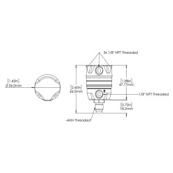 ProOPR Rising Rate Turbo Oil Pressure Regulator (Twin Outlet)