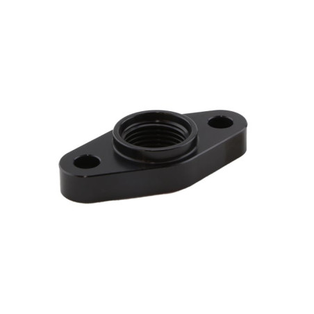 Billet Turbo Drain adapter with Silicon O-ring. 52mm Mounting Holes - T3/T4 style fit.
