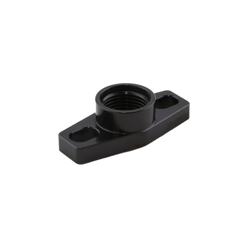Billet Turbo Drain adapter with Silicon O-ring. 38 - 44mm slotted hole centre - small frame universal fit.