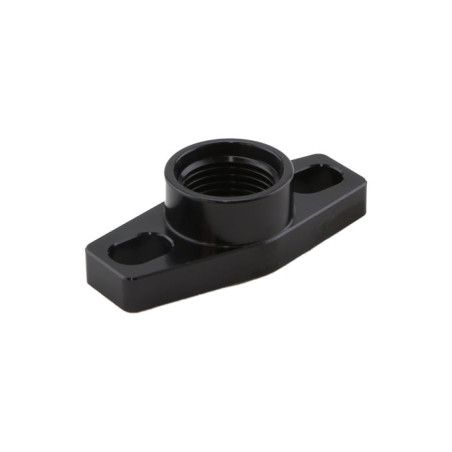 Billet Turbo Drain adapter with Silicon O-ring. 38 - 44mm slotted hole centre - small frame universal fit.
