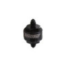 Billet Turbo Oil Feed Filter 44um -4AN – Black