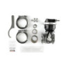 Pneumatic Straight Gate 6psi External Wastegate (Black)