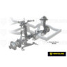 Hilux cales de barre stab Sway Bar Mount - Relocation Spacer Kit