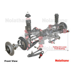 TRAILING ARM - LOWER FRONT BUSHING - REAR
