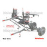 TRAILING ARM - LOWER FRONT BUSHING - REAR