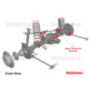 TRAILING ARM UPPER BUSHING - REAR