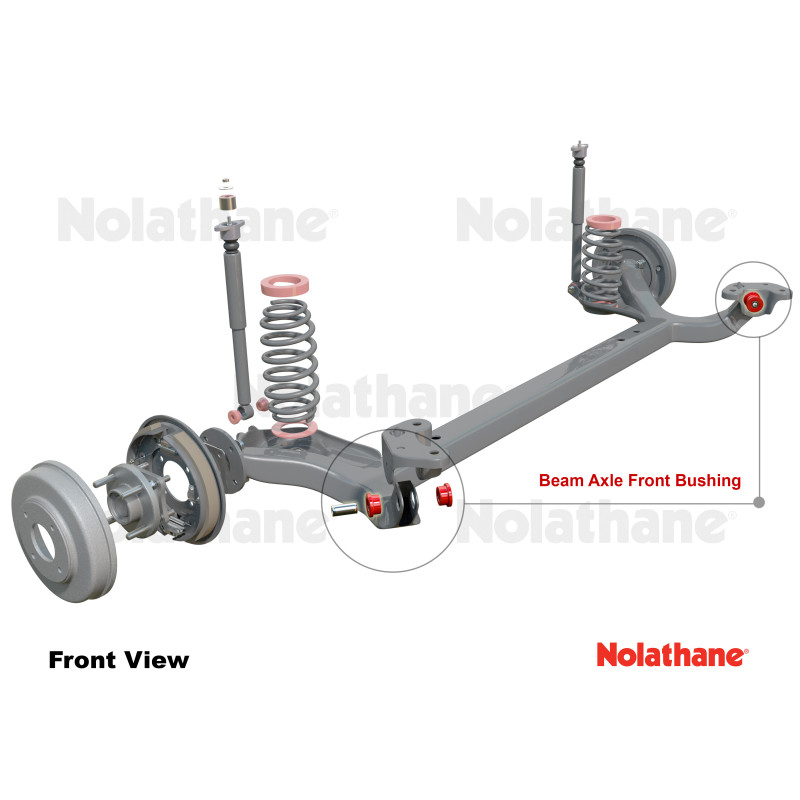 Beam axle - front bushing