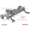 Control arm - upper inner and outer bushing