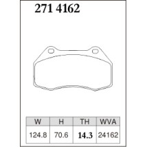 Plaquettes Dixcel ES Brembo 4 pistons 2714162