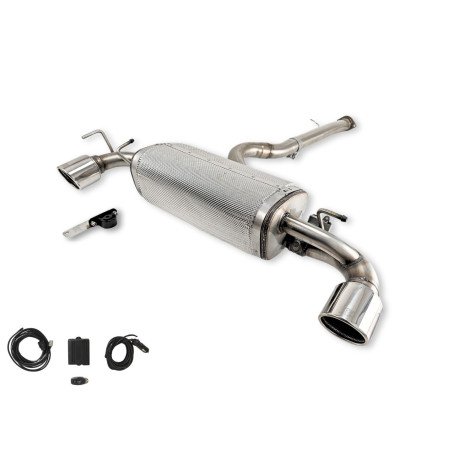 Silencieux a valve ULTER Yaris GR mk1 avec protection thermique