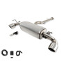Silencieux a valve ULTER Yaris GR mk1 avec protection thermique CARBONE