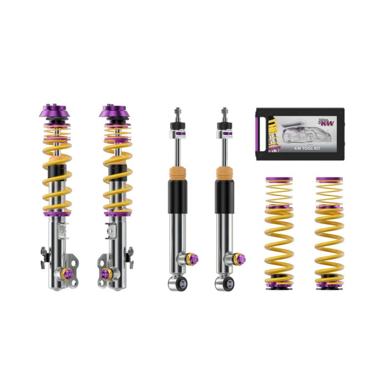 KW V4 Pour Toyota Gr Yaris réglable 4 voies Kit Combinés Filetés