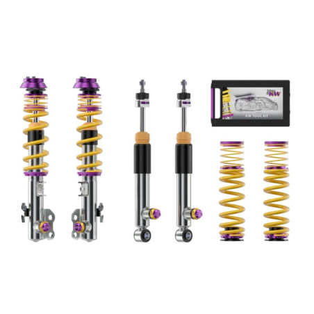 KW V4 Pour Toyota Gr Yaris réglable 4 voies Kit Combinés Filetés
