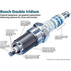 Bougie BOSCH Double Irridium 9609 FR8MII33