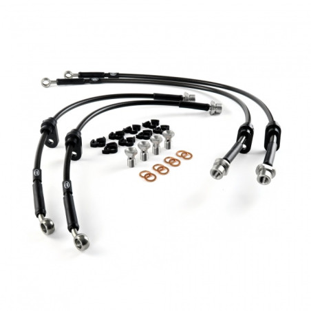 Jeu de durites noires aviations Toyota Yaris TS NCP13 1.5 mk1