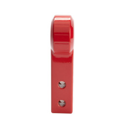 7075 Aluminium Rope Friendly Recovery Hitch Extended - Red Prismatic